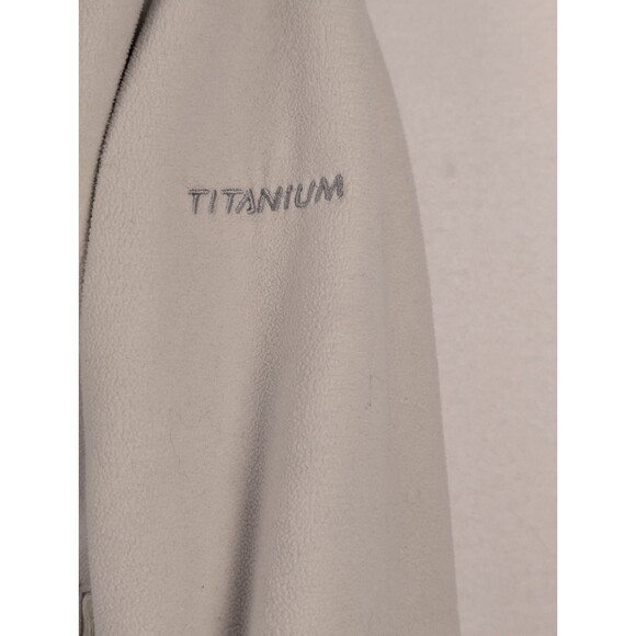 Columbia Titanium Women’s Fleece Jacket Medium White Full Zip Pocket - Picture 4 of 10